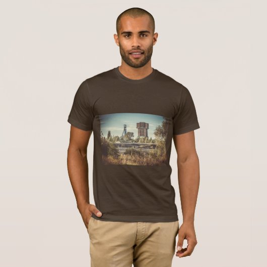 放棄された炭鉱 Tシャツ (正面フル)