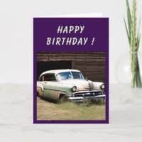 放棄された車1950s誕生日