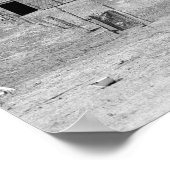 放棄された農場, 1936.ヴィンテージ写真 ポスター (角)