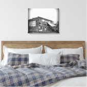 放棄された農家 キャンバスプリント (インサイチュ (寝室))