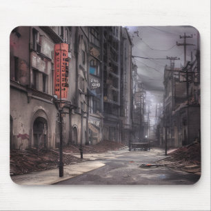 放棄された都市 Apocalytic Dystopia後 マウスパッド