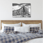 「放棄された」キャンバス キャンバスプリント (インサイチュ (寝室))