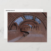 放棄されたNYシティホール地下鉄駅イラストレーション ポストカード (正面/裏面)