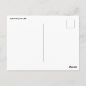 放棄されたNYシティホール地下鉄駅イラストレーション ポストカード (裏面)