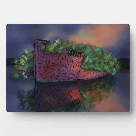 放棄されたSSアイルフィールドのプラーク フォトプラーク (正面)