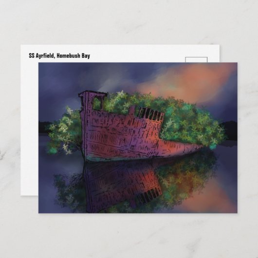 放棄されたSSフィールドはがき ポストカード (正面/裏面)