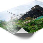 放棄されたTSS Duke of Lancaster船 フォトプリント (角)