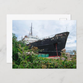 放棄されたTSS Duke of Lancaster船 ポストカード