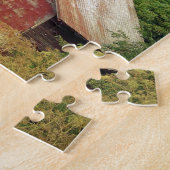 放棄されて過成長 ジグソーパズル (側面)