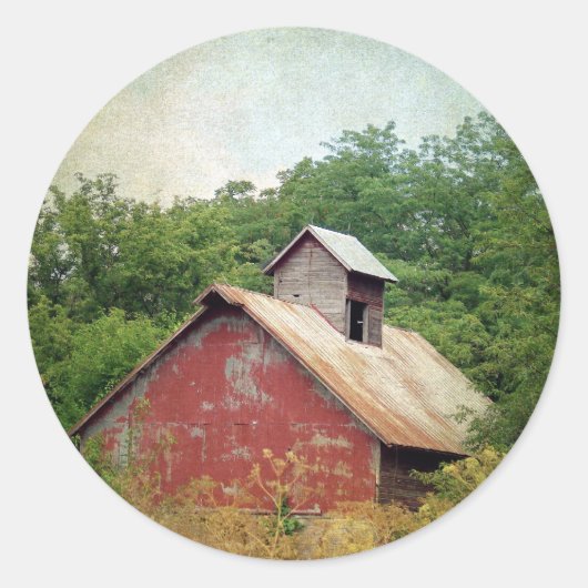 放棄されて過成長 ラウンドシール (正面)