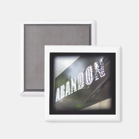 放棄する マグネット (正面/裏面)