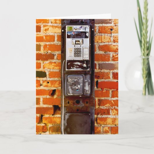 放棄カッコいいされたPayphone カード (正面)