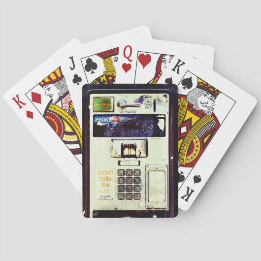 放棄カッコいいされたPayphone トランプ (裏面)