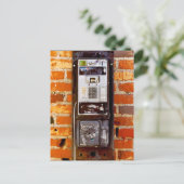 放棄カッコいいされたPayphone ポストカード (スタンド正面)