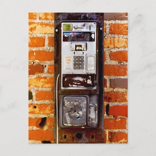 放棄カッコいいされたPayphone ポストカード (正面)