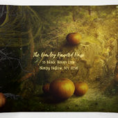 放棄パンプキンパッチハローウィンパーティ 三つ折り招待状 (内部中)