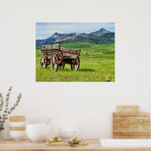 放棄ワゴン枠プリント ポスター (キッチン)