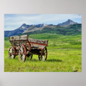 放棄ワゴン枠プリント ポスター (正面)