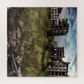 放棄 |アーバンポスト黙示録建物 ジグソーパズル (横)