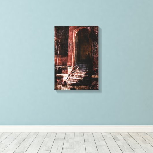 放棄 キャンバスプリント (インサイチュ (ウッドフロア))