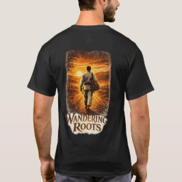 放浪する根　伝統空手シャツ Tシャツ