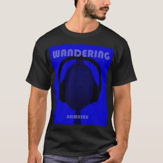 放浪のアルバムジャケット 青 Tシャツ