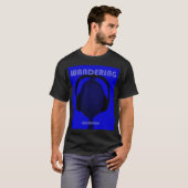 放浪のアルバムジャケット 青 Tシャツ (正面フル)