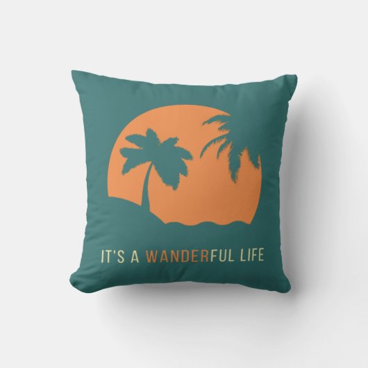 放浪の人生だ クッション (正面)