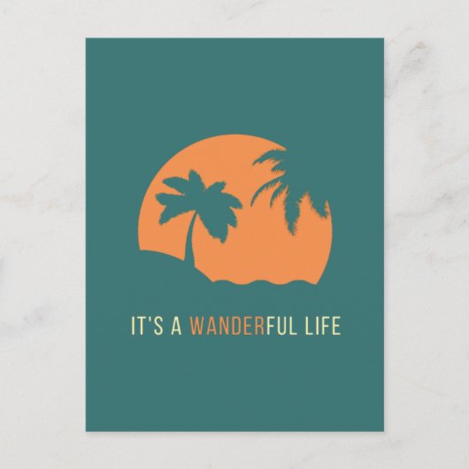 放浪の人生だ ポストカード (正面)