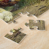 放浪の農場のニワトリ カール・ジュッツ ジグソーパズル (側面)