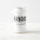 放浪は強い病気だ ビールジョッキ (正面左)