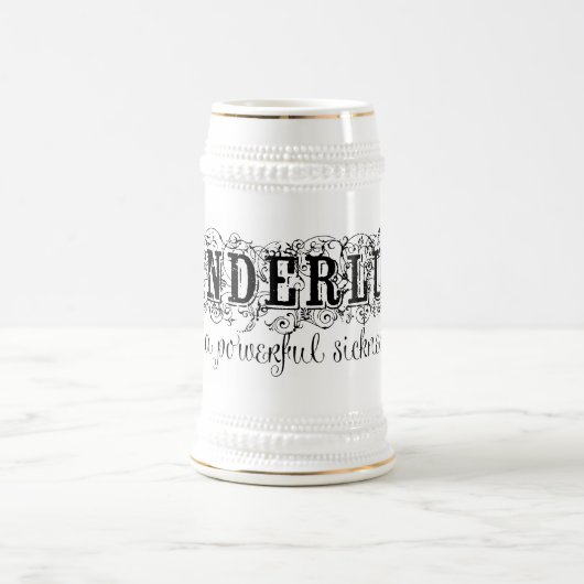 放浪は強い病気だ ビールジョッキ (中央)