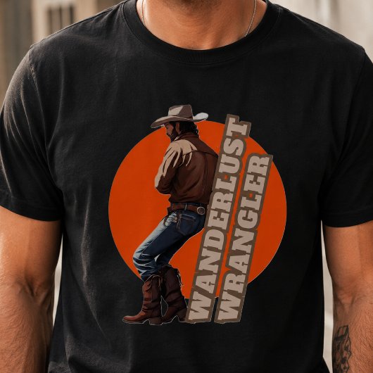 放浪カウボーイTシャツ - 冒険が待っている Tシャツ