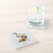 放浪クレーカスタムン ガラスコースター (アングル)