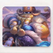 放浪ファーティングゲームマウスパッド | カスタマイズ可能 マウスパッド (正面)