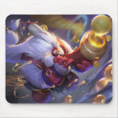 放浪ファーティングゲームマウスパッド | カスタマイズ可能 マウスパッド (正面)