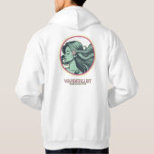 放浪保熱で暖かい パーカ (裏面)