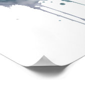 放浪威厳のある者 – 水色カメ ポスター (角)