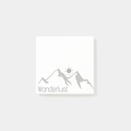 放浪者の自然山と太陽の柱 ポストイット