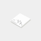 放浪者の自然山と太陽の柱 ポストイット (アングル)