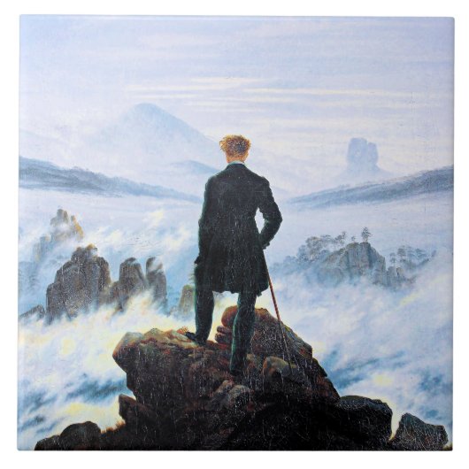 放浪者素晴らしの絵画芸術 タイル (正面)