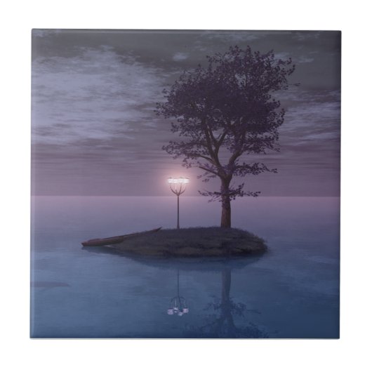 放浪者装飾瓦 タイル (正面)