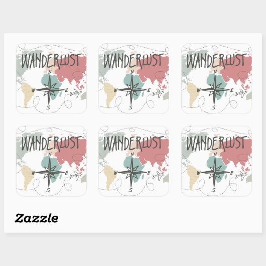 放浪 スクエアシール (シート)