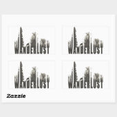 放浪 長方形シール (シート)