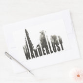 放浪 長方形シール (封筒)