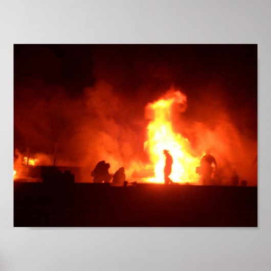 放火中の人 ポスター (正面)