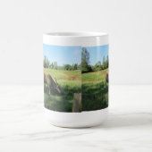 放牧アンテロープ コーヒーマグカップ (中央)