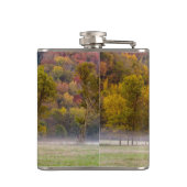 放牧エルクカップルのフラスコ フラスク (裏面)