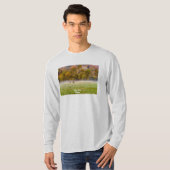 放牧エルクカップル長袖シャツ Tシャツ (正面フル)