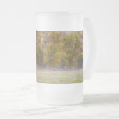 放牧エルクカップル霜の付いたビールマグ フロストグラスビールジョッキ (正面右)